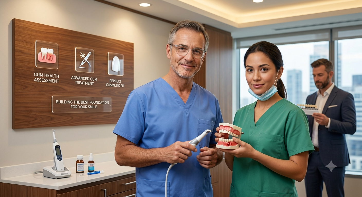 Why Your Dentist May Recommend Treating Your Gums Before Cosmetic Treatment